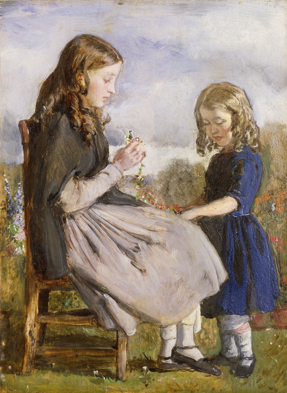 Garland Weavers, 1846 körül alkotó: John Everett Millais