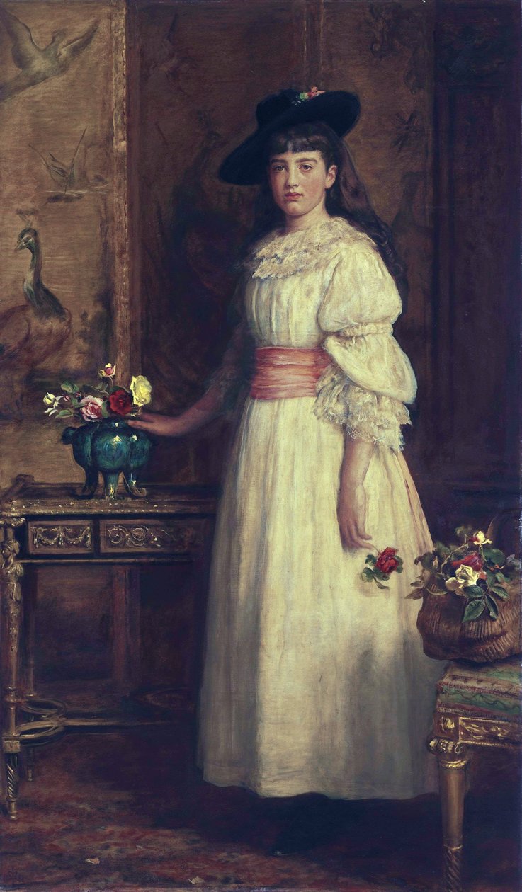 Gertrude Vanderbilt Whitney by John Everett Millais (1829-1896) alkotó: John Everett Millais
