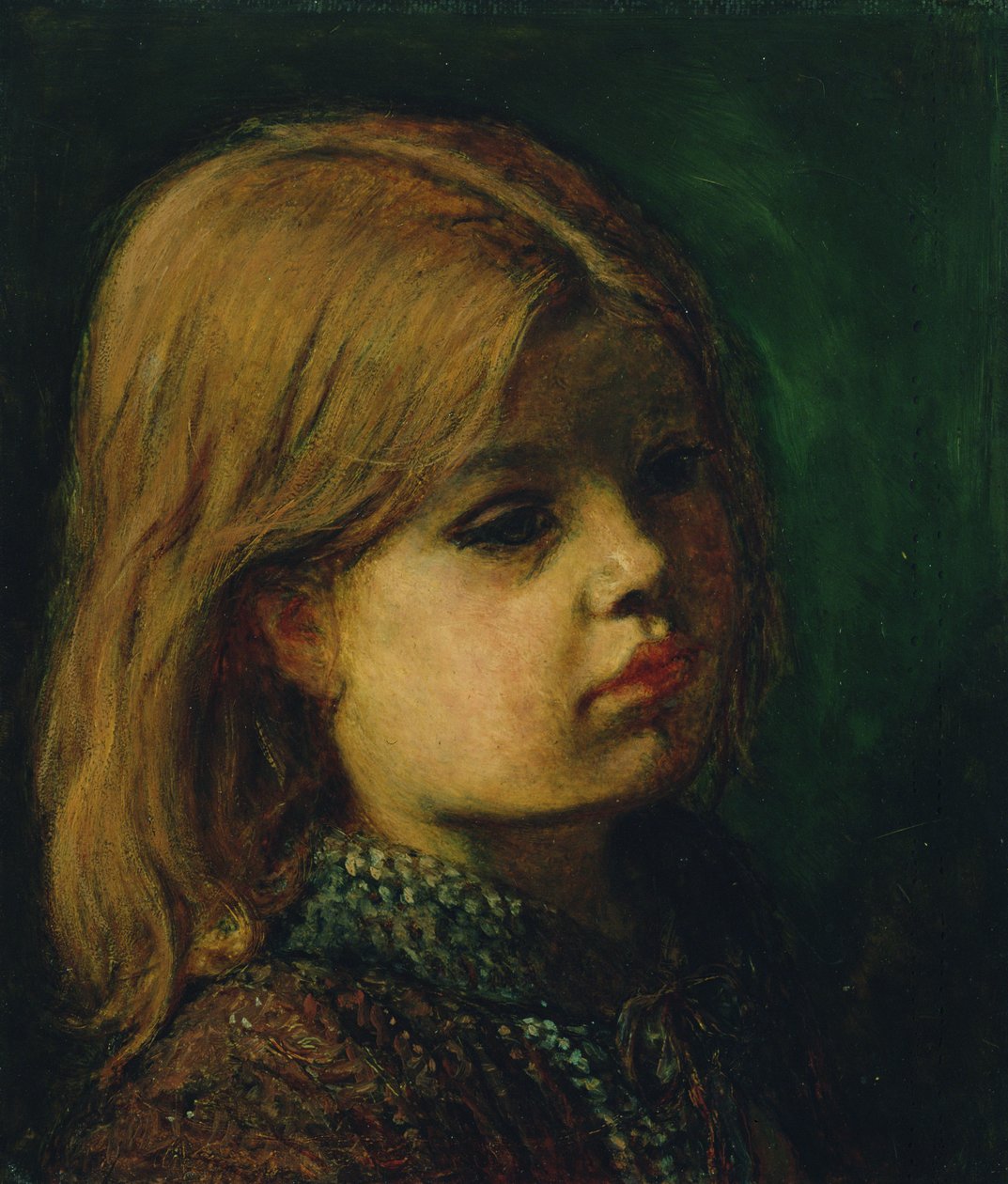 Egy lány feje alkotó: John Everett Millais