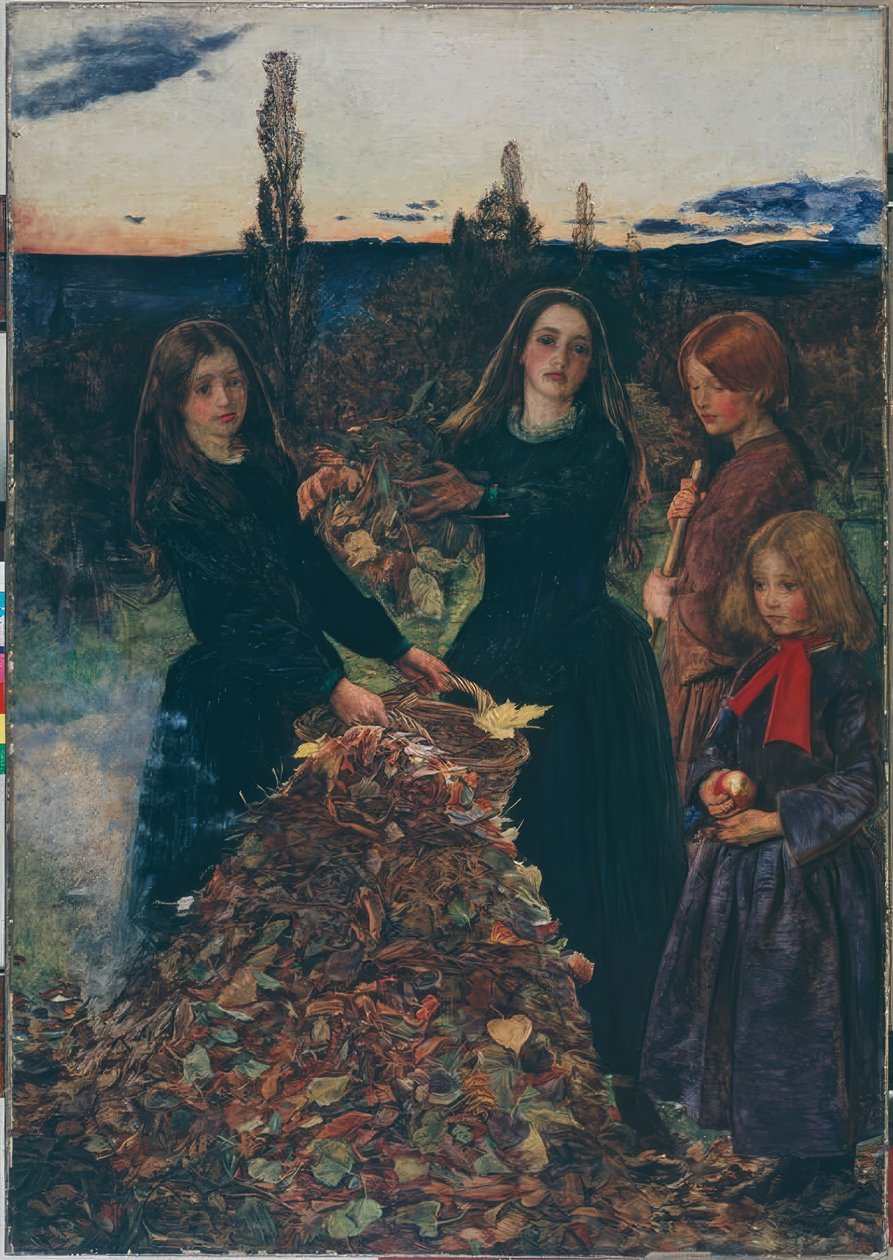 Herbstblätter von John Everett Millais