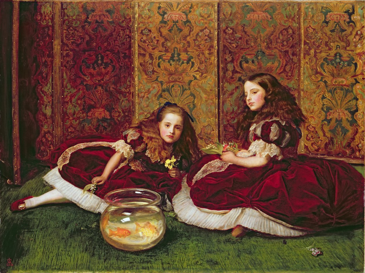 Szabadidő, 1864 alkotó: John Everett Millais