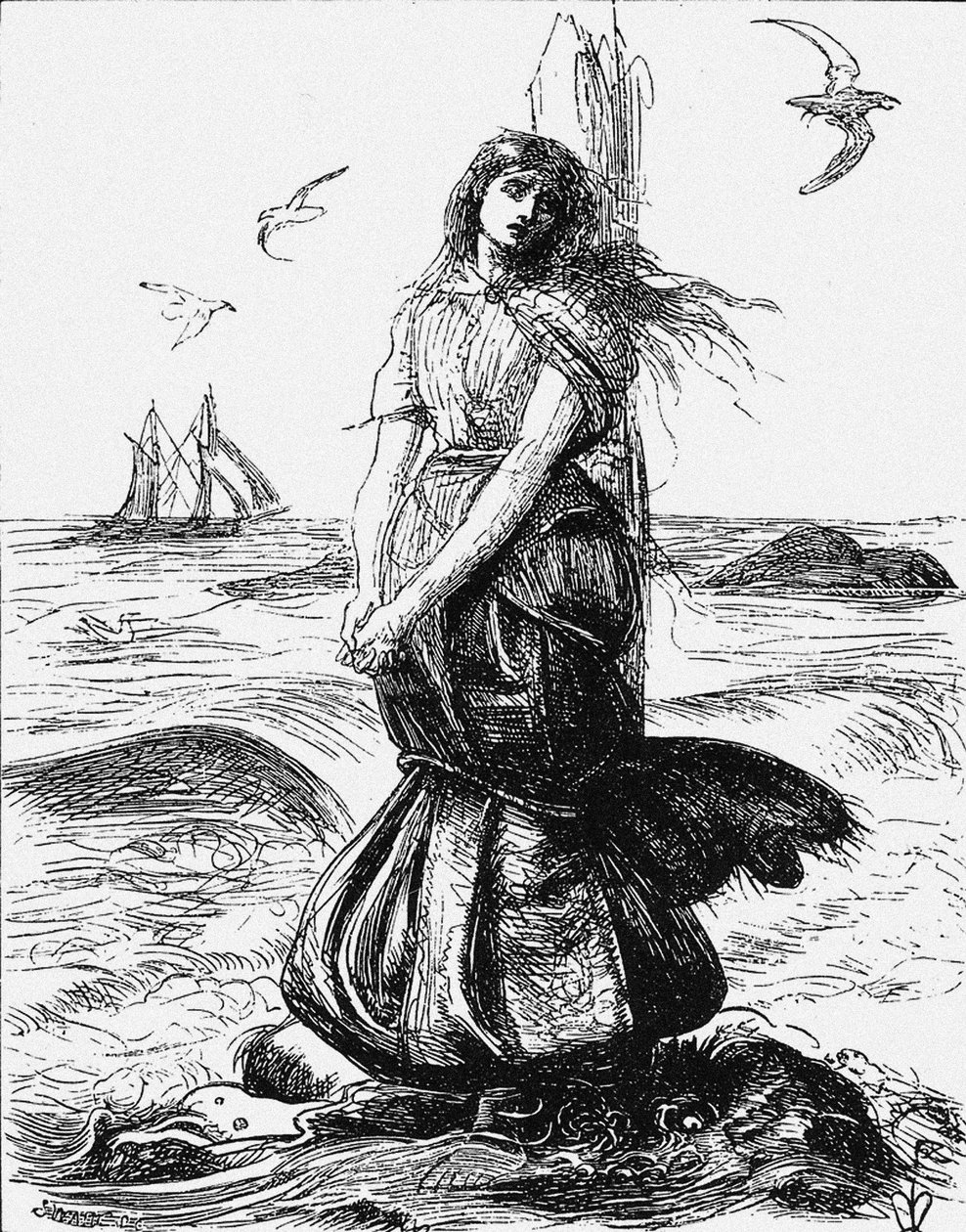 Margaret Wilson, 1862 alkotó: John Everett Millais