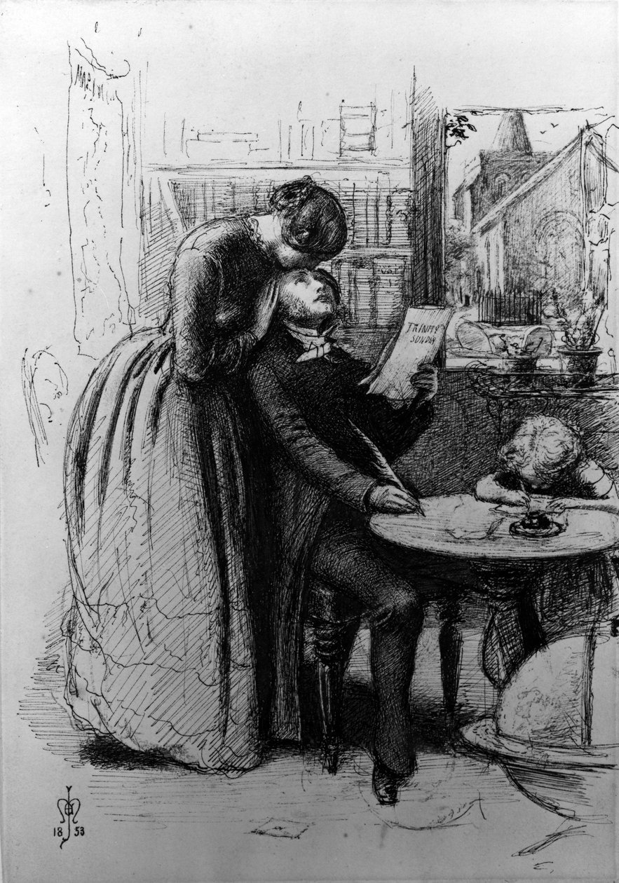 Szerelemből házasodott, 1853 alkotó: John Everett Millais