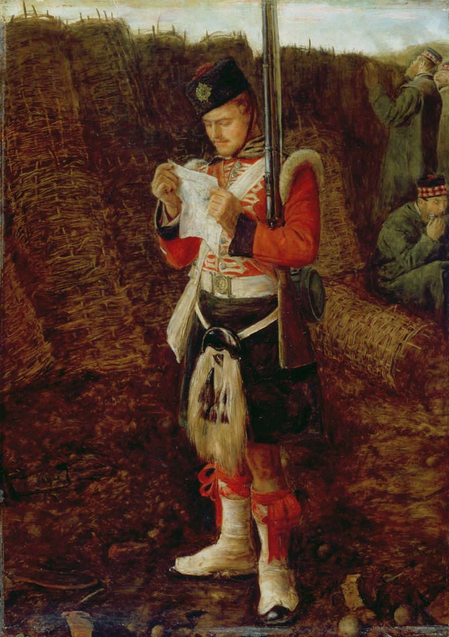 Hírek Otthonról, 1856-57 alkotó: John Everett Millais
