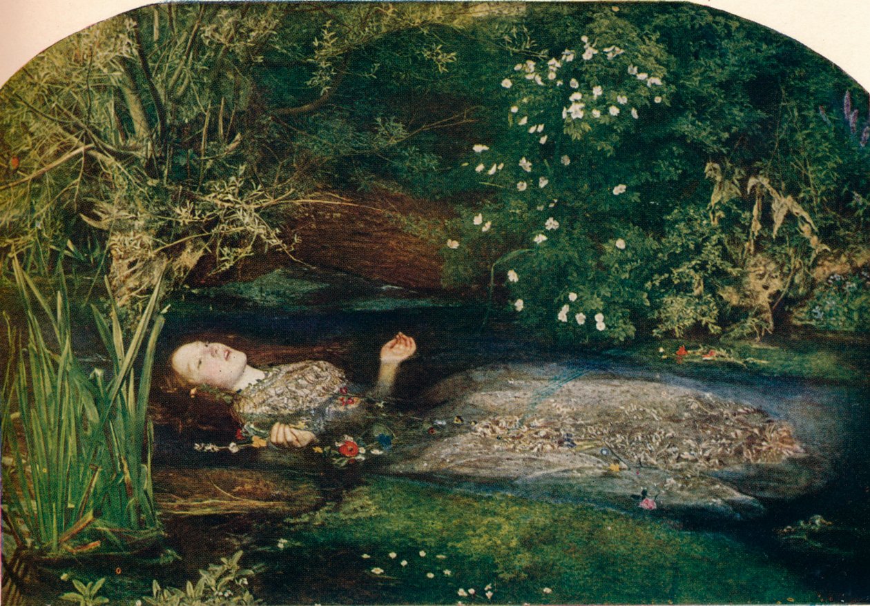 Ophelia, 1851-2, 1911 alkotó: John Everett Millais
