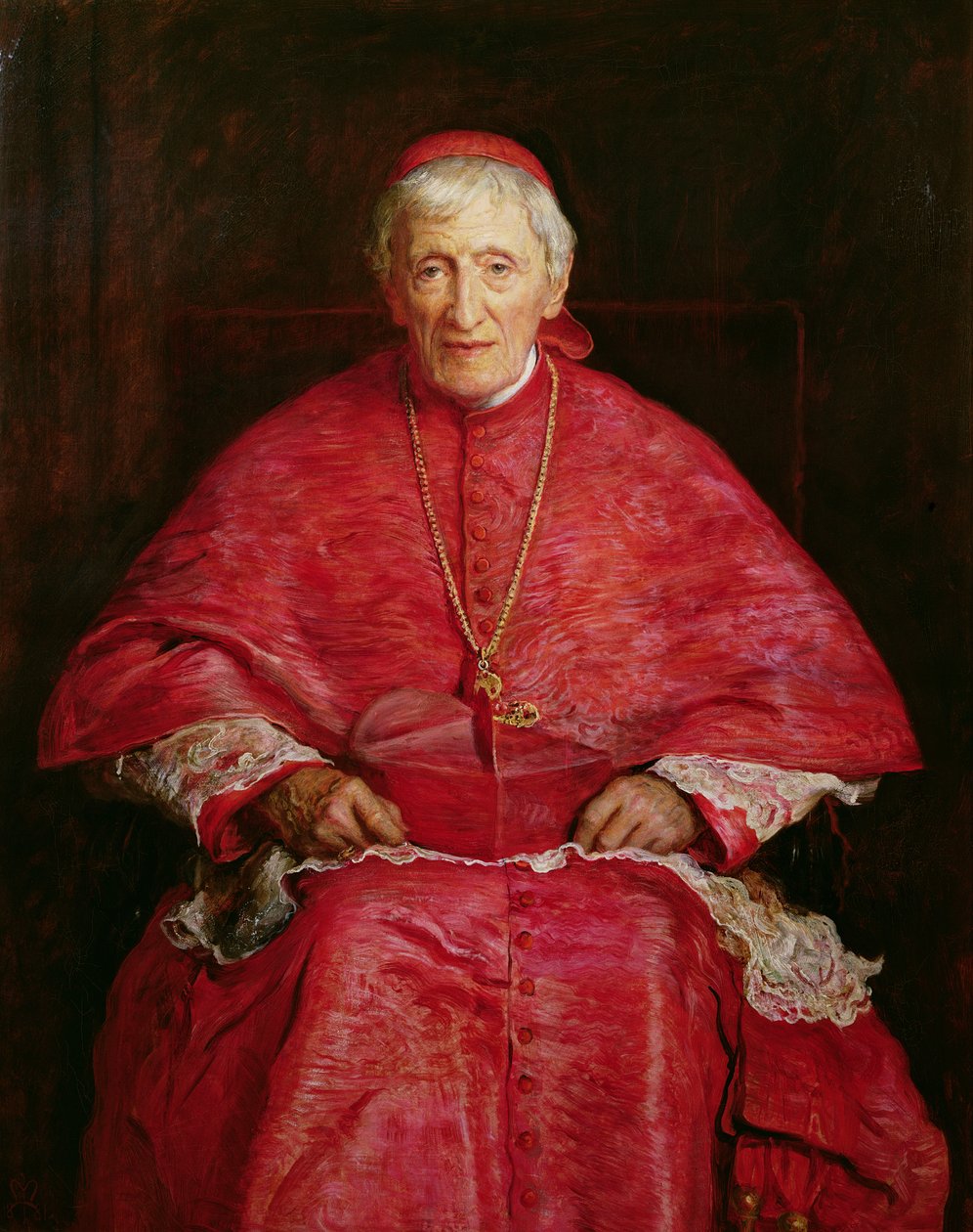 Newman bíboros (1801-90) portréja alkotó: John Everett Millais