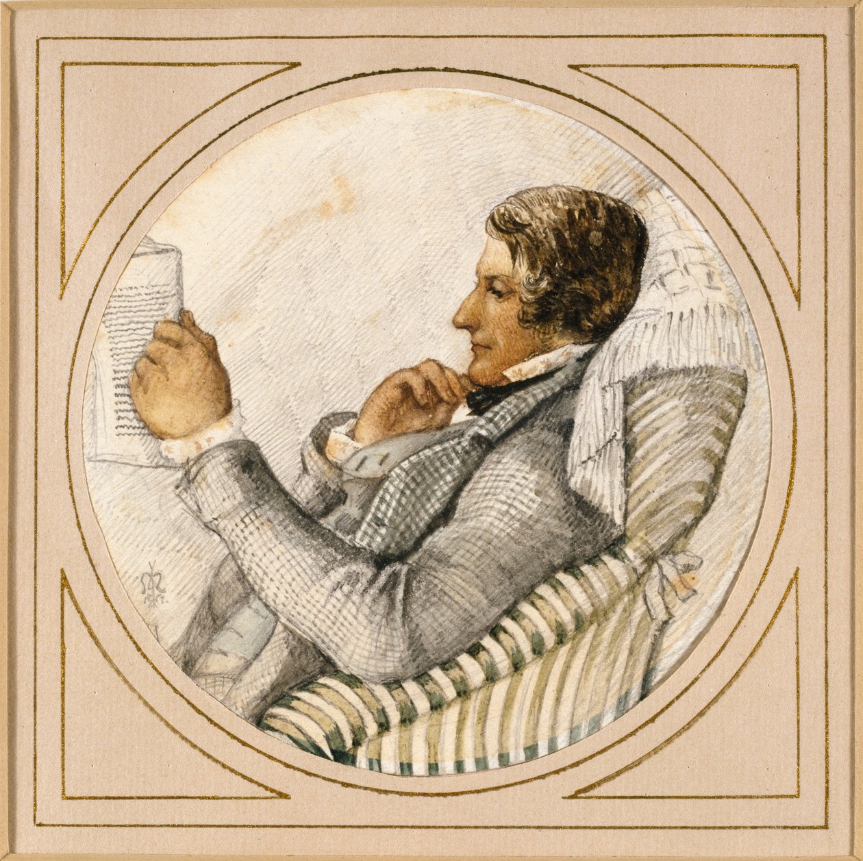 Ford Madox Brown portréja, 1850-1870 alkotó: John Everett Millais