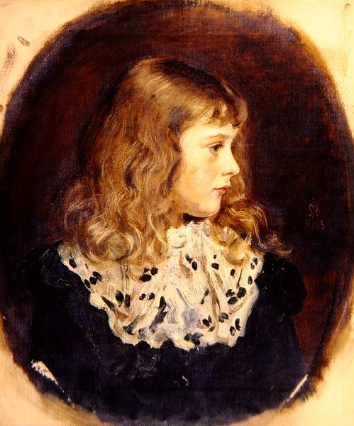 Miss Margaret Millais portréja (olaj, vászon) alkotó: John Everett Millais