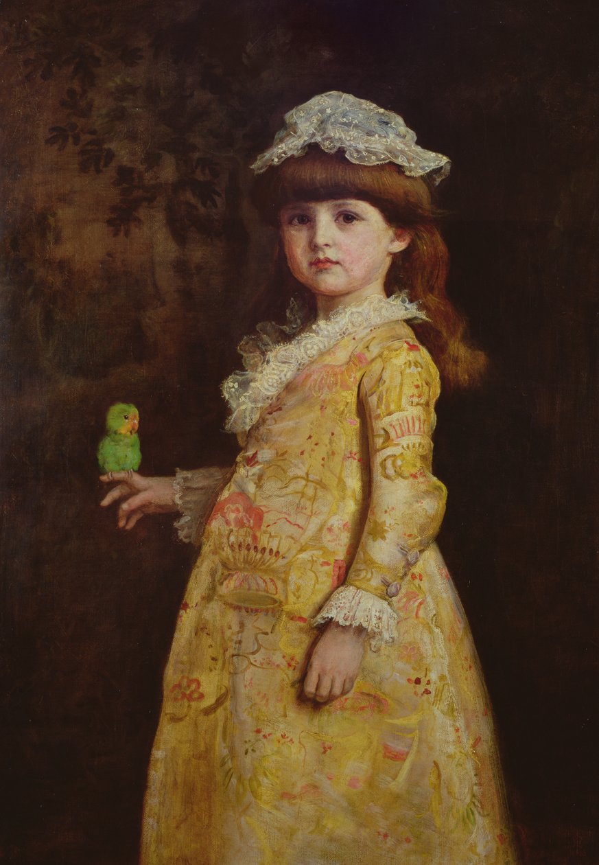Miss Margaret Millais portréja, 1883 alkotó: John Everett Millais