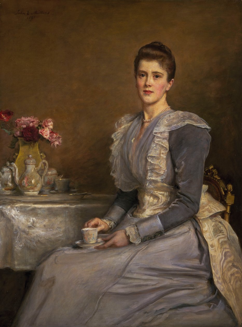 Joseph Chamberlain asszony portréja (1864-1957) alkotó: John Everett Millais