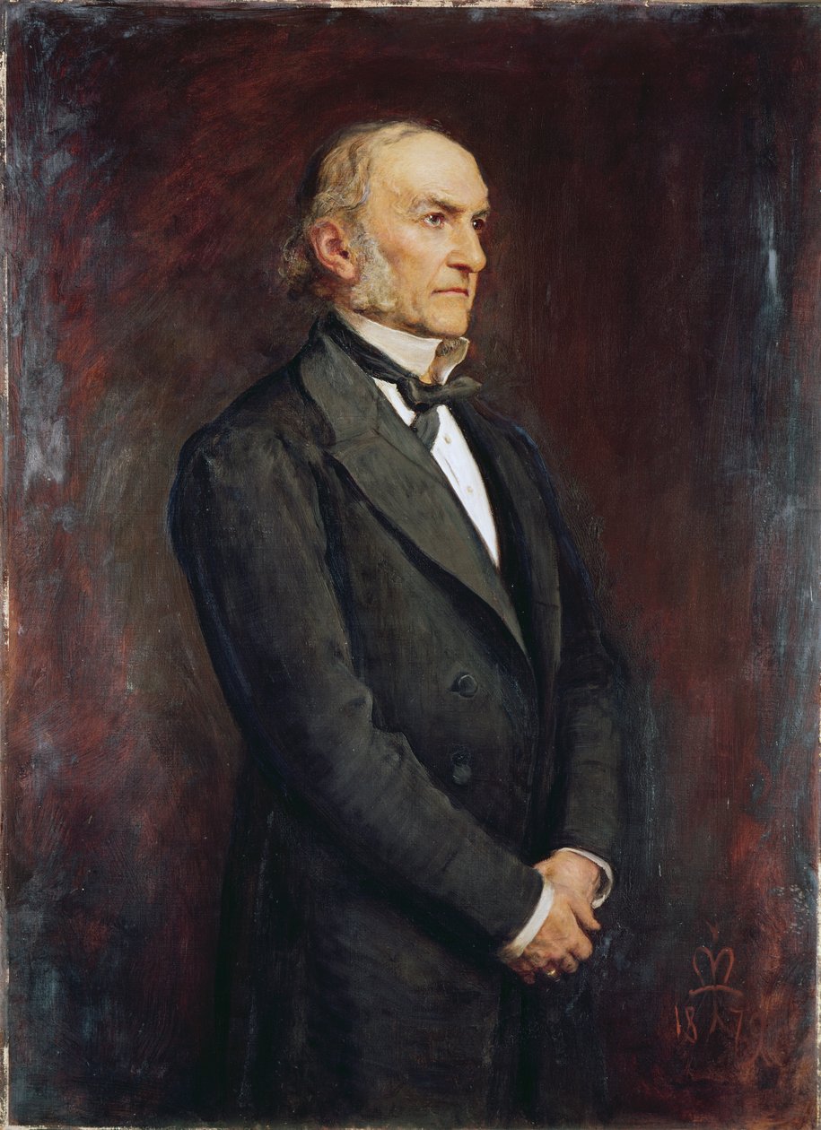 William Ewart Galdstone (1809-1898) portréja, 1879 alkotó: John Everett Millais