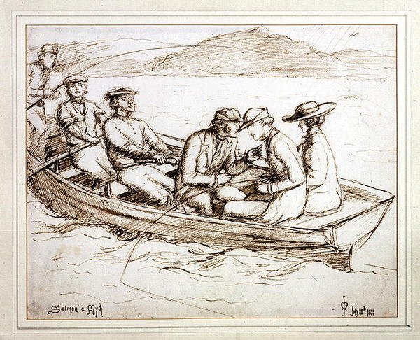 Lazac a mítosz (toll és tinta papíron) alkotó: John Everett Millais
