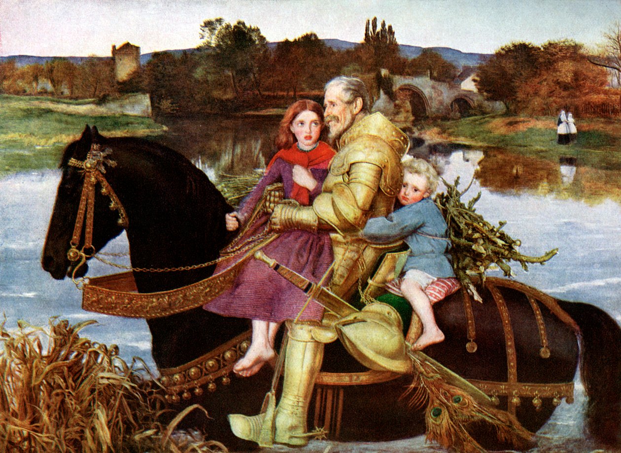 Sir Isumbras a Fordnál, XIX. század 1923. alkotó: John Everett Millais