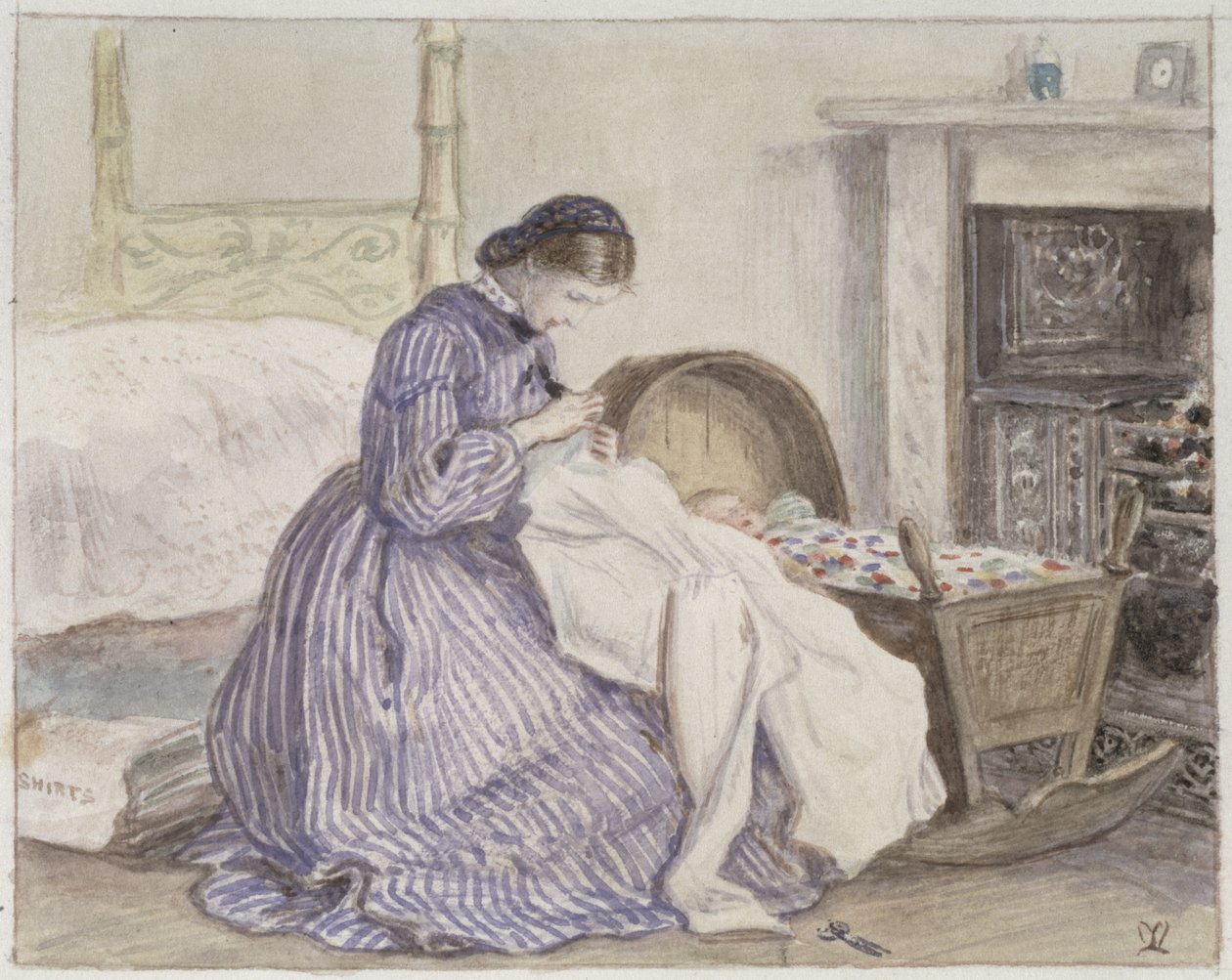 Stewart Harrison: A jéghegy – A varrónő, 1860 alkotó: John Everett Millais