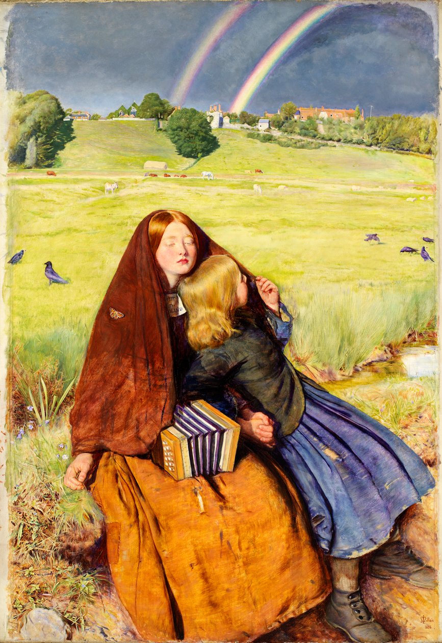 A vak lány, 1854-56 alkotó: John Everett Millais