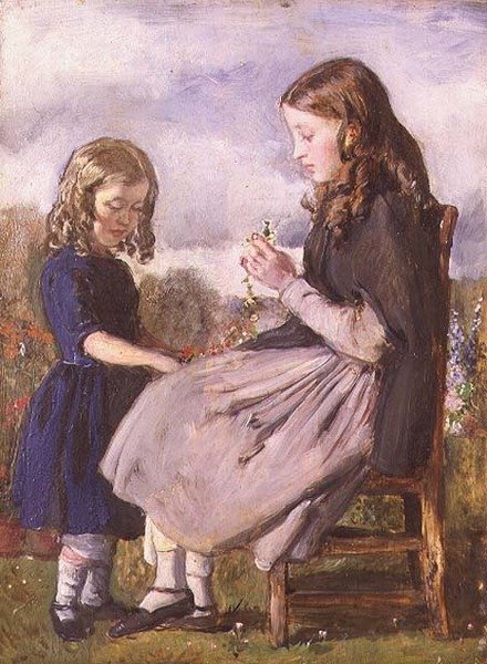 The Garland Weavers (olaj, vászon) alkotó: John Everett Millais