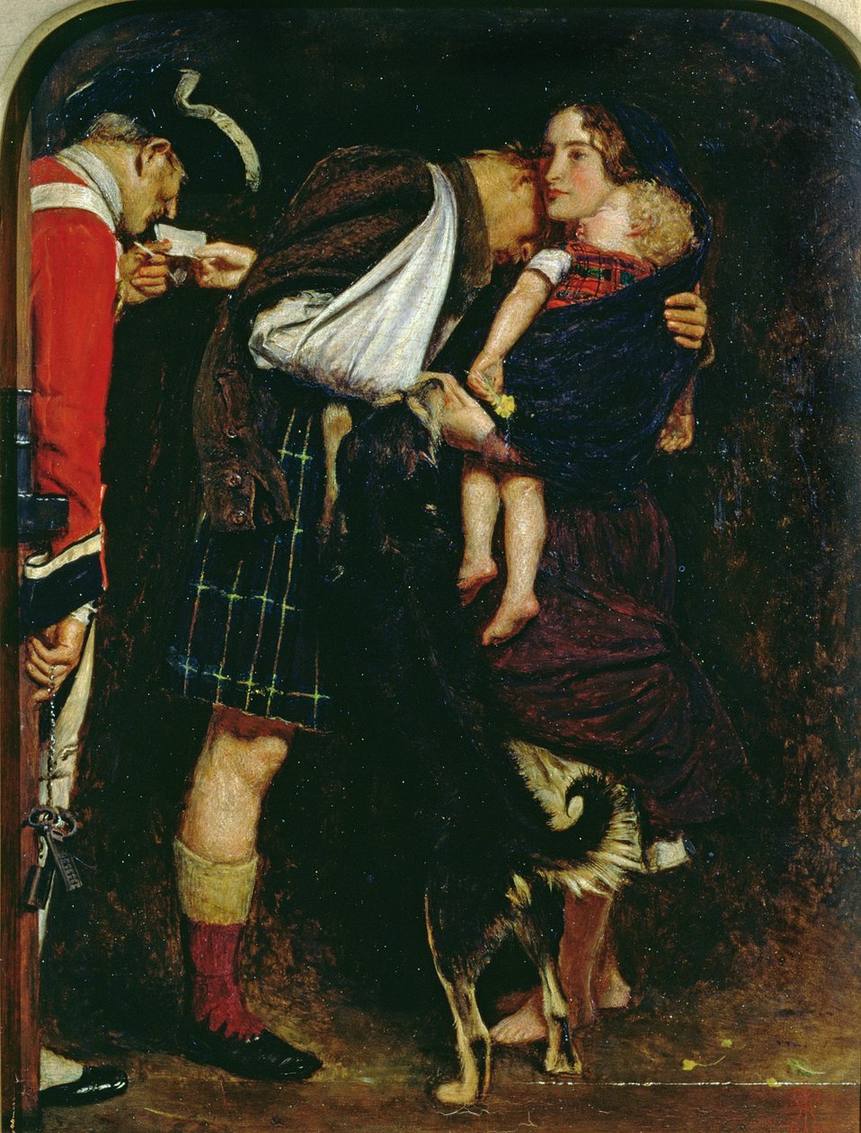 A szabadulási parancs, 1853 alkotó: John Everett Millais
