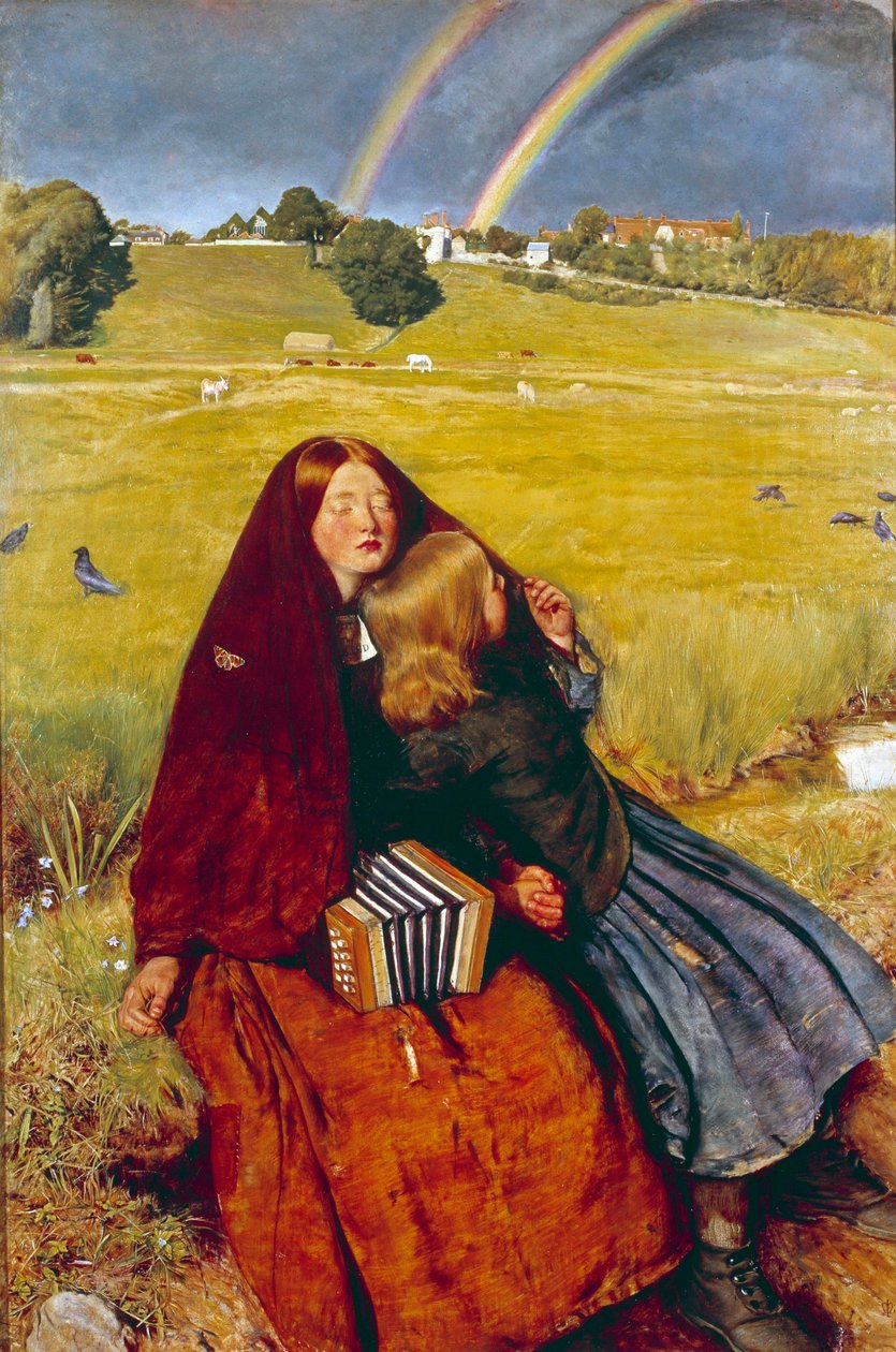A vak lány alkotó: John Everett Millais
