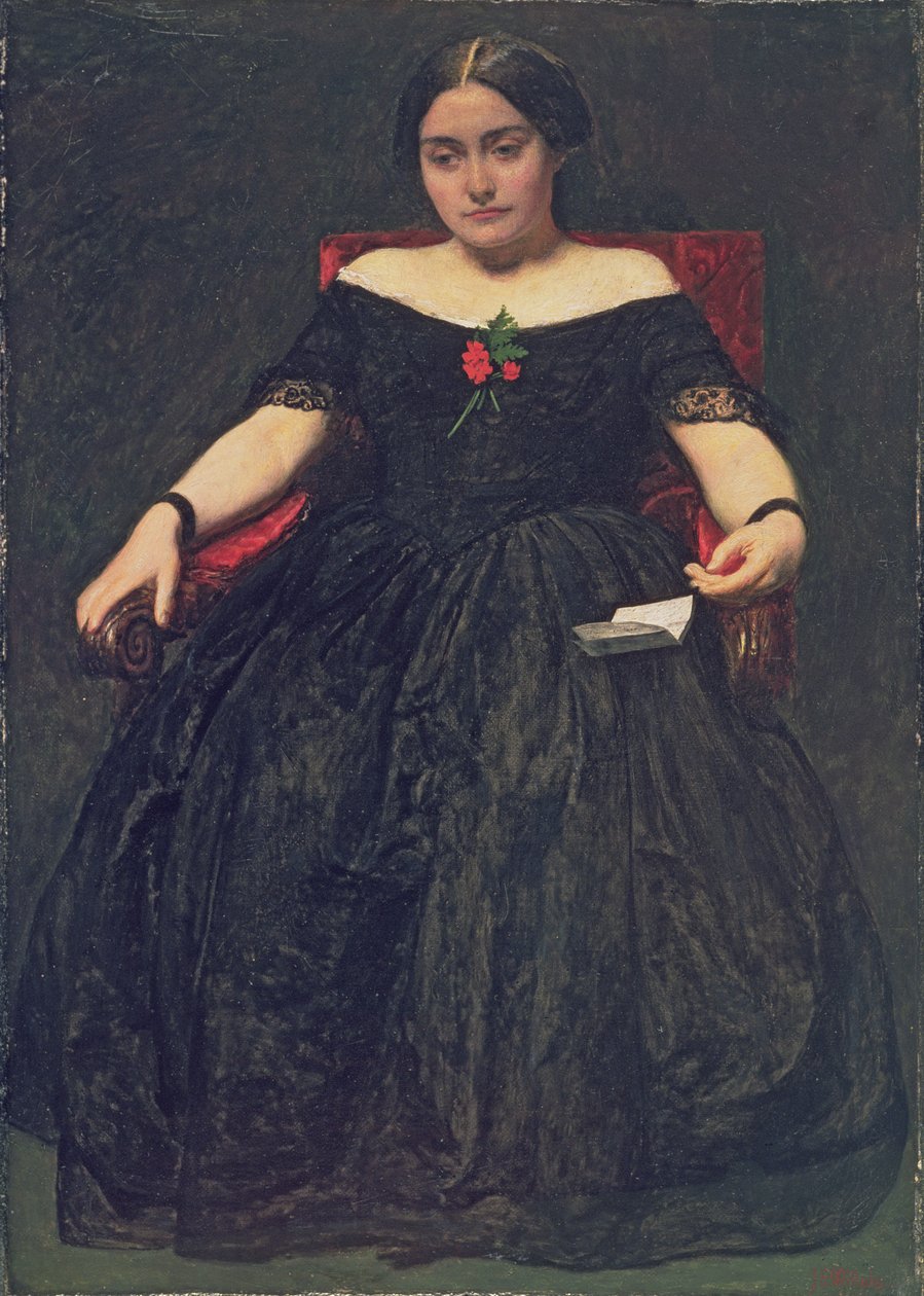 Wandering Thoughts, c.1855 (oil on canvas) alkotó: John Everett Millais