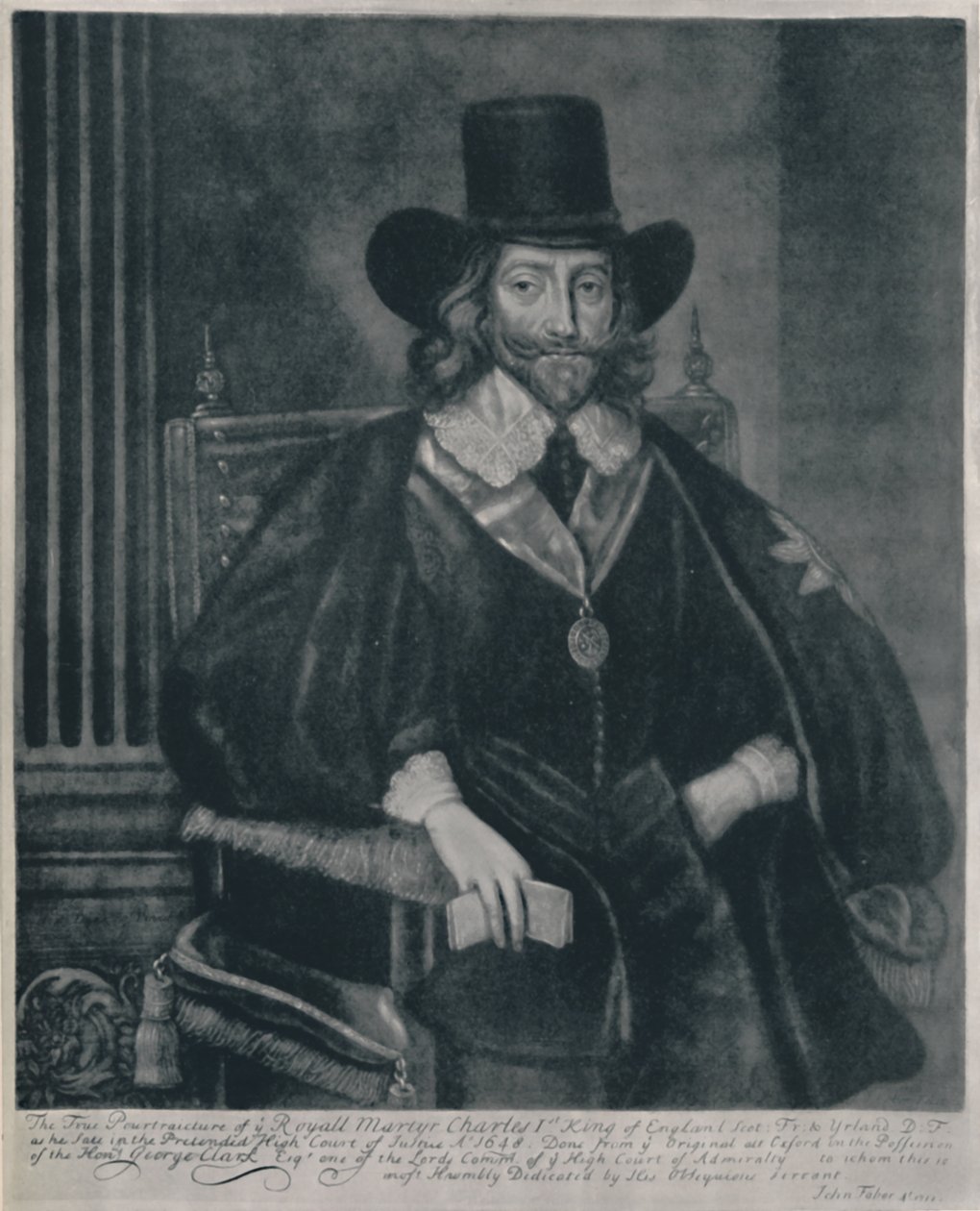 I. Károly portréja, 1620-1649, 1928 alkotó: John Faber the Elder