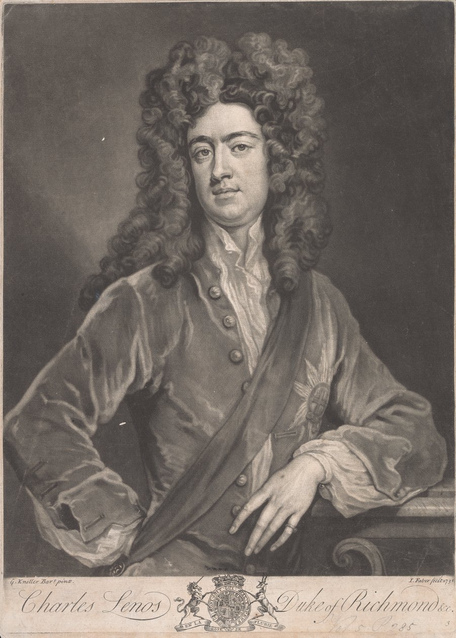 Charles Lennox, Richmond 1. hercege alkotó: John Faber the younger