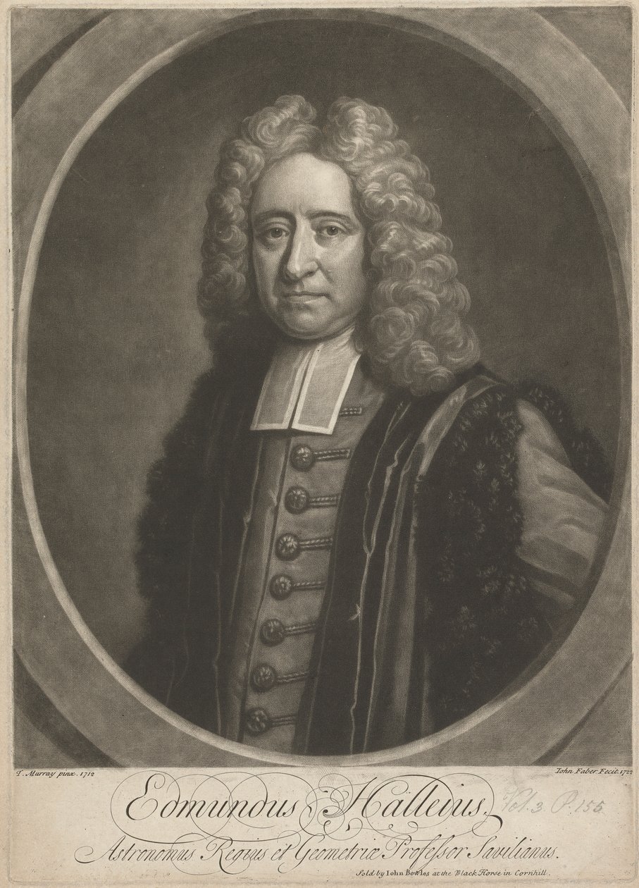 Edmund Halley alkotó: John Faber the younger