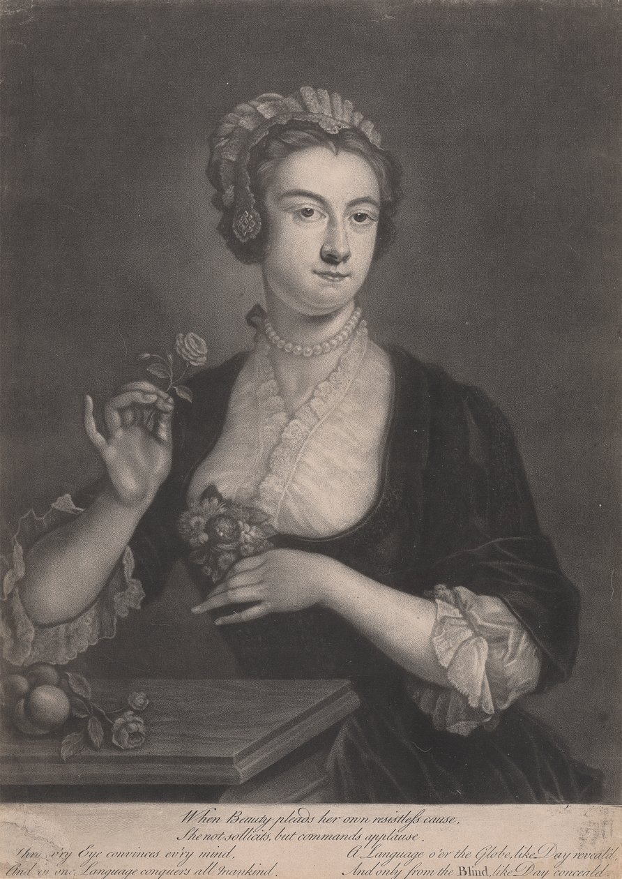 Mrs. Clive, amikor a szépség a saját ellenállhatatlan ügyére hivatkozik, akkor nem kér, hanem tapsot parancsol alkotó: John Faber the younger