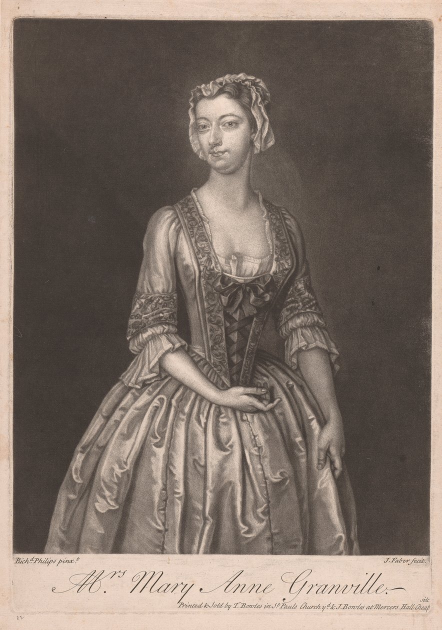 Mrs. Mary Ann Granville alkotó: John Faber the younger