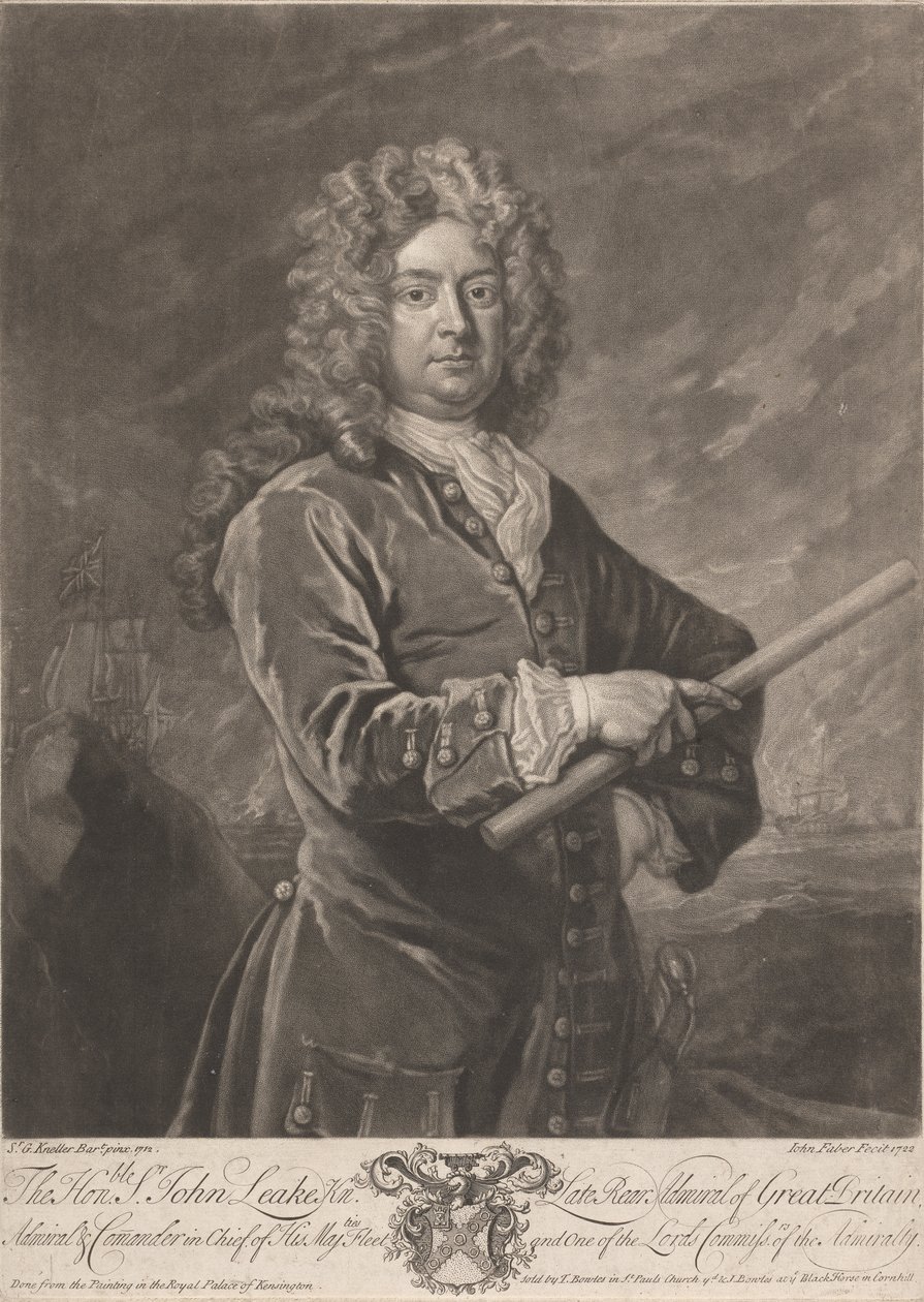 A tisztelt John Leake alkotó: John Faber the younger