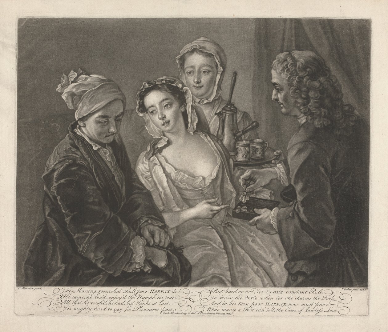 A reggeli rózsa, mit csináljon szegény Harpax! alkotó: John Faber the younger