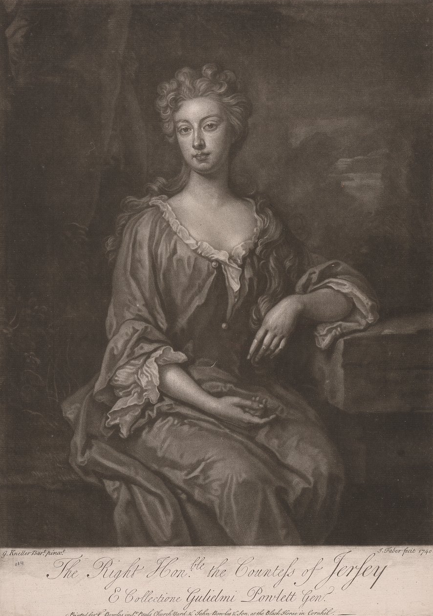 The Right Honorable, Jersey grófnője alkotó: John Faber the younger