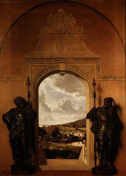 Gatehouse of Fleet, a Művészház felől alkotó: John Faed
