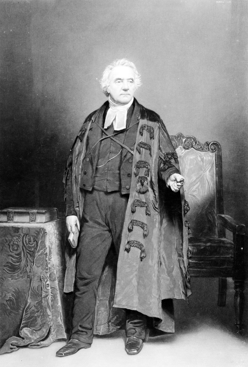 Thomas Chalmers, James Faed metszete, 1849 (mezzotinta) alkotó: John Faed