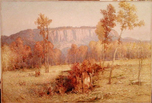 East Rock, New Haven, 1901 körül (olaj, vászon) alkotó: John Ferguson Weir