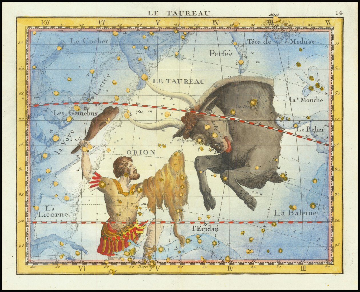 1776 - John Flamsteed - Le Taureau (Taurus) alkotó: John Flamsteed