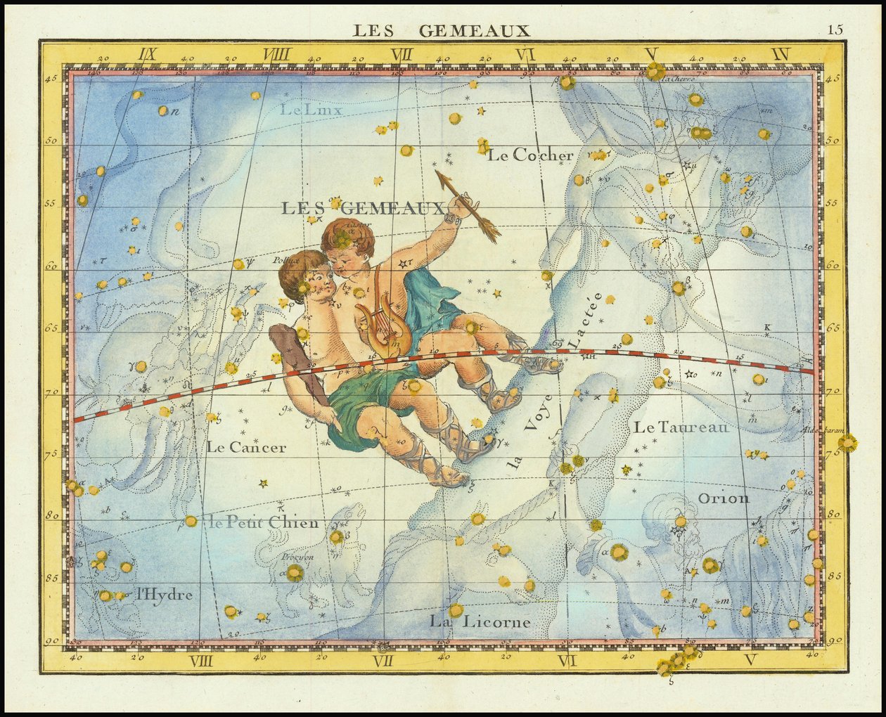 1776 - John Flamsteed - Les Gemeaux (Gemini) alkotó: John Flamsteed