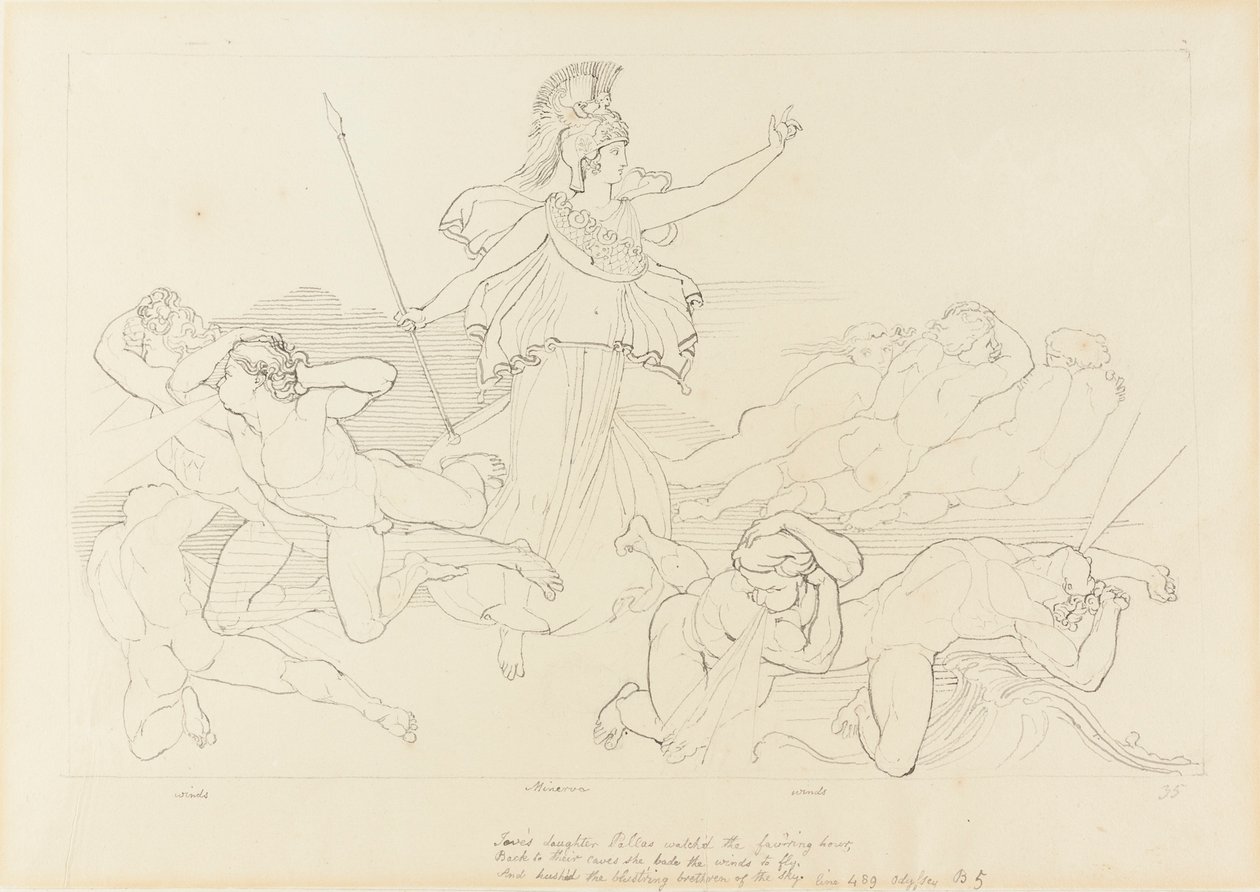 Athéné és a szelek alkotó: John Flaxman