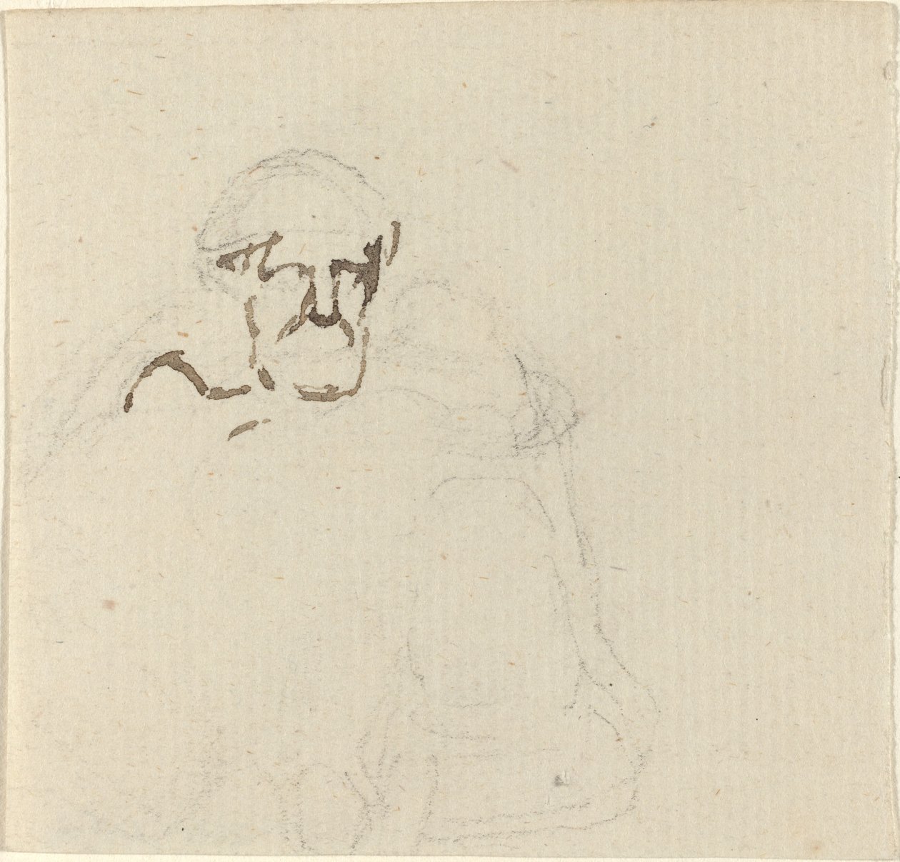 Szakállas alak alkotó: John Flaxman