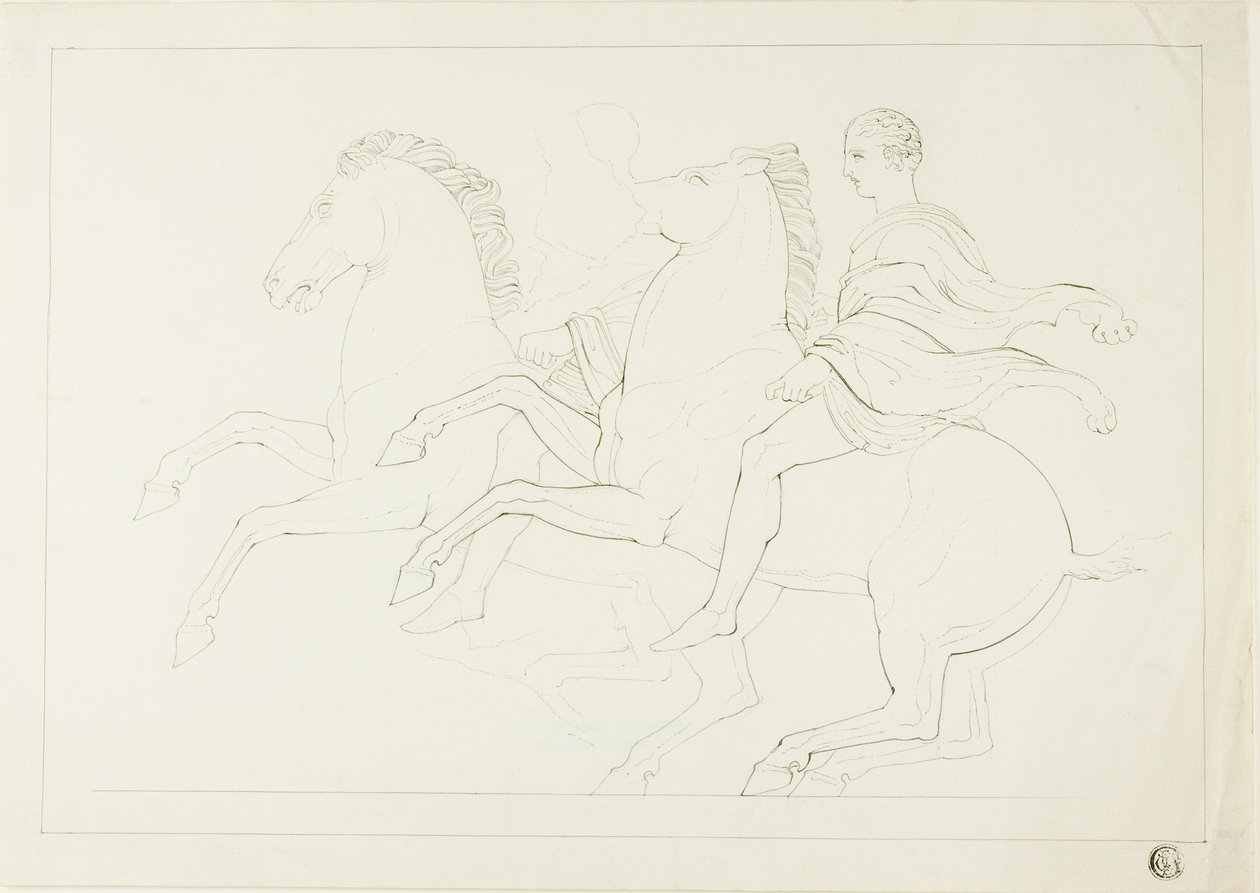 Kálvária másolata a Parthenon-frízből alkotó: John Flaxman