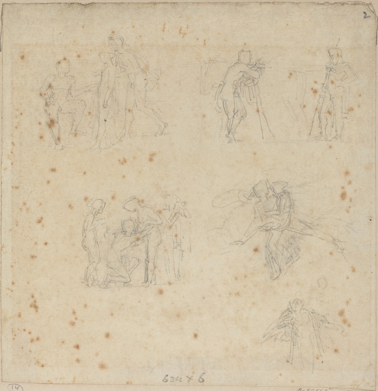 ábra Tanulmányok alkotó: John Flaxman