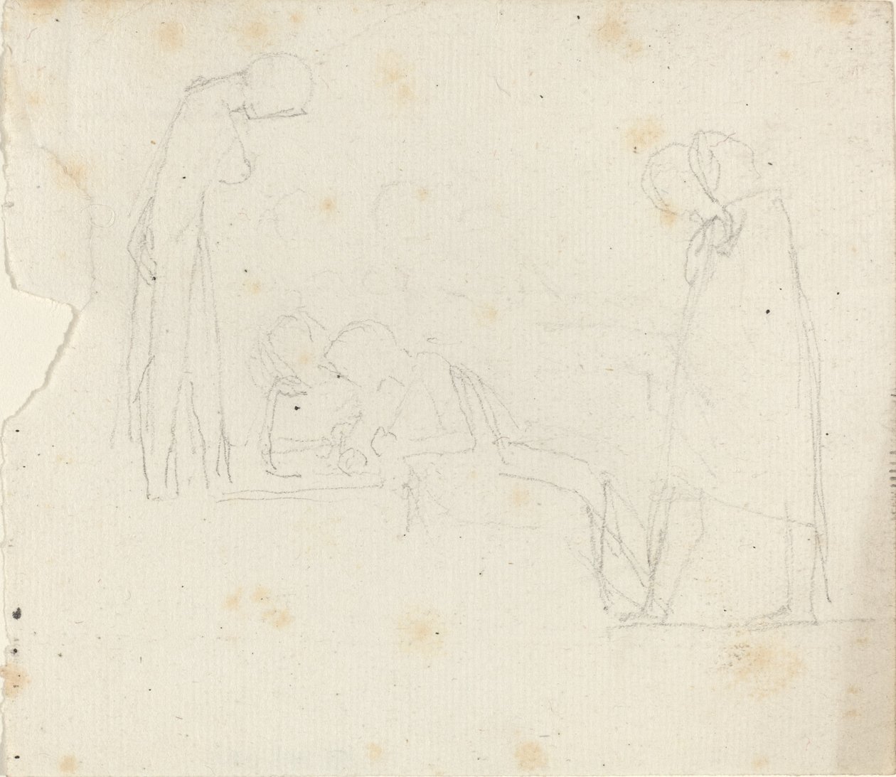 Öt figura csoportja alkotó: John Flaxman