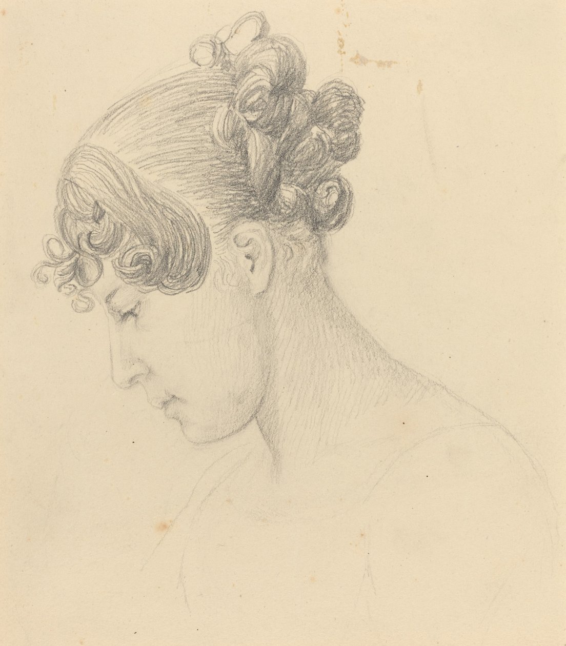 Egy lenéző nő feje (Theresa Turner?) alkotó: John Flaxman