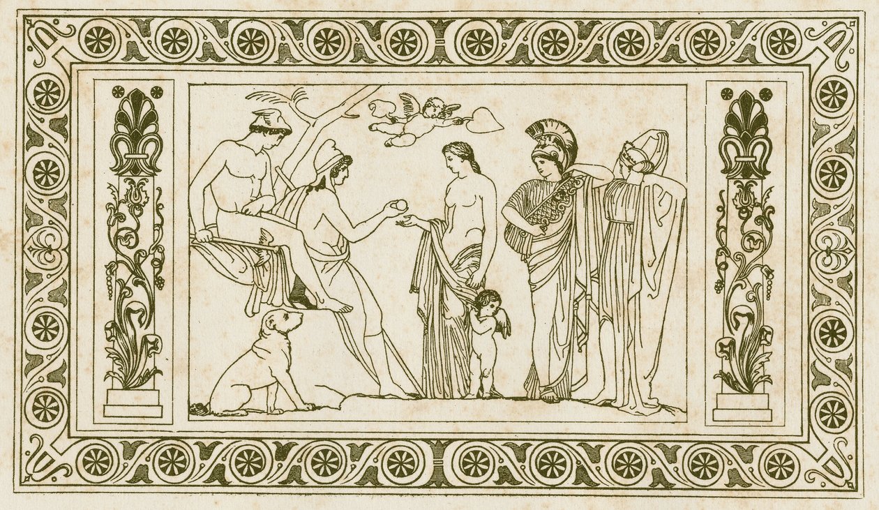 Párizsi ítélet (illusztráció) alkotó: John Flaxman