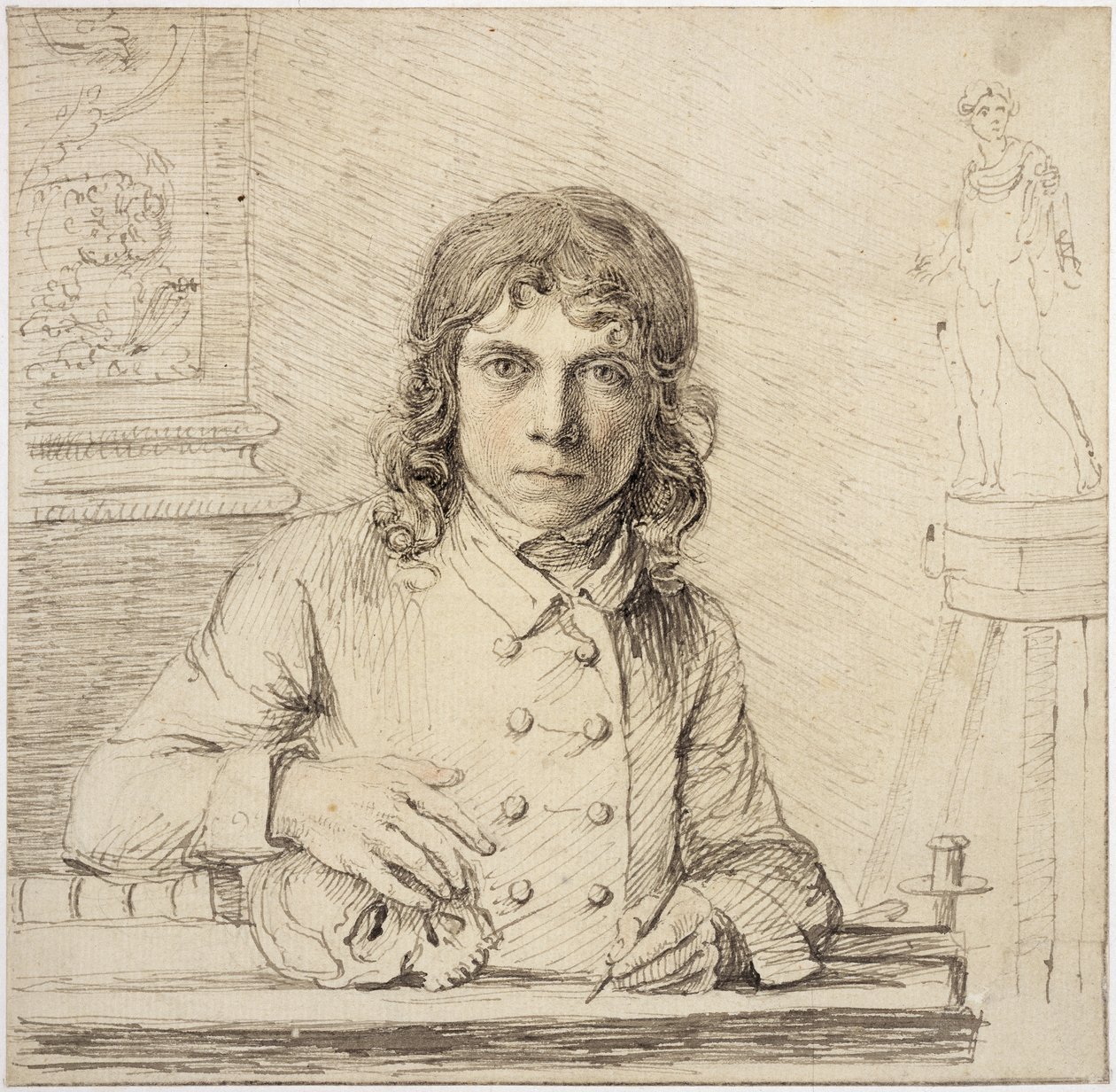Önarckép 24 évesen, 1779 alkotó: John Flaxman
