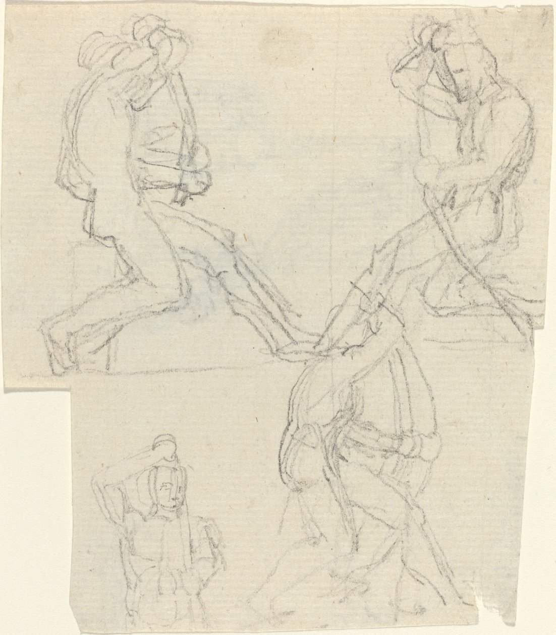 Tanulmányi lap [recto and verso] alkotó: John Flaxman