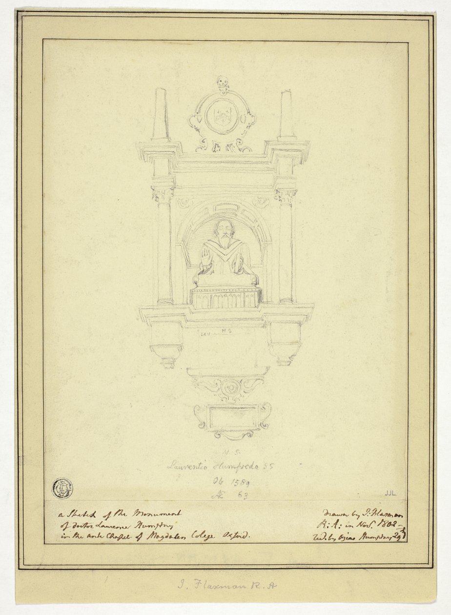 Humphrey Lawrence doktor emlékműve alkotó: John Flaxman