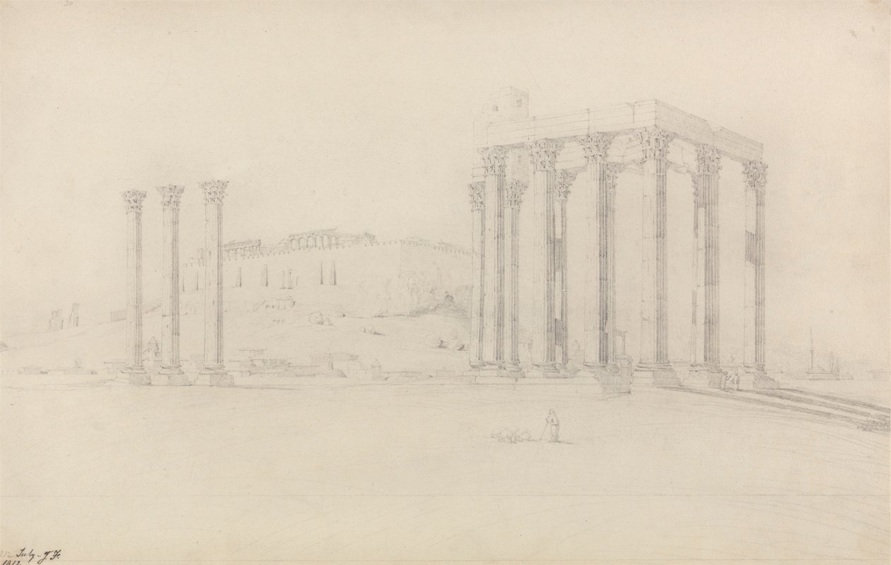 Jupiter temploma, Athén alkotó: John Foster