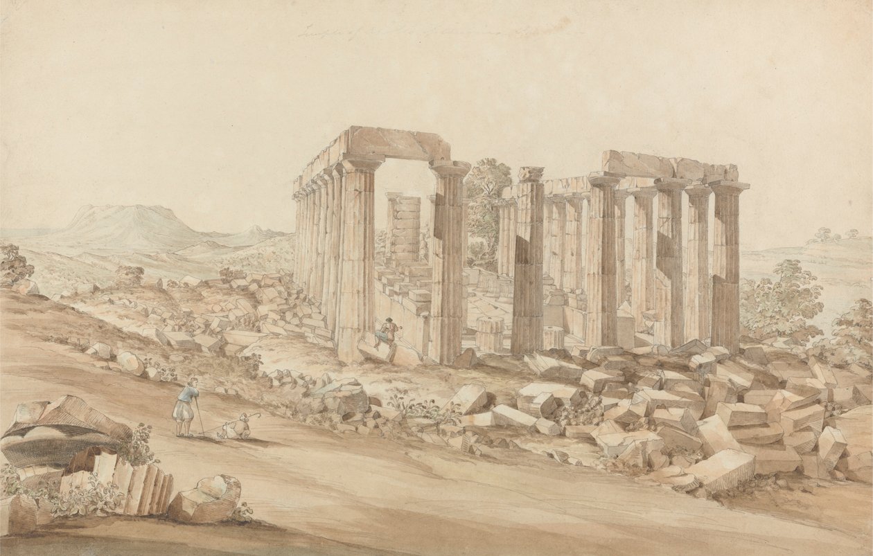 Apollo Epicurius temploma Bassae-ban, Figaleiában alkotó: John Foster