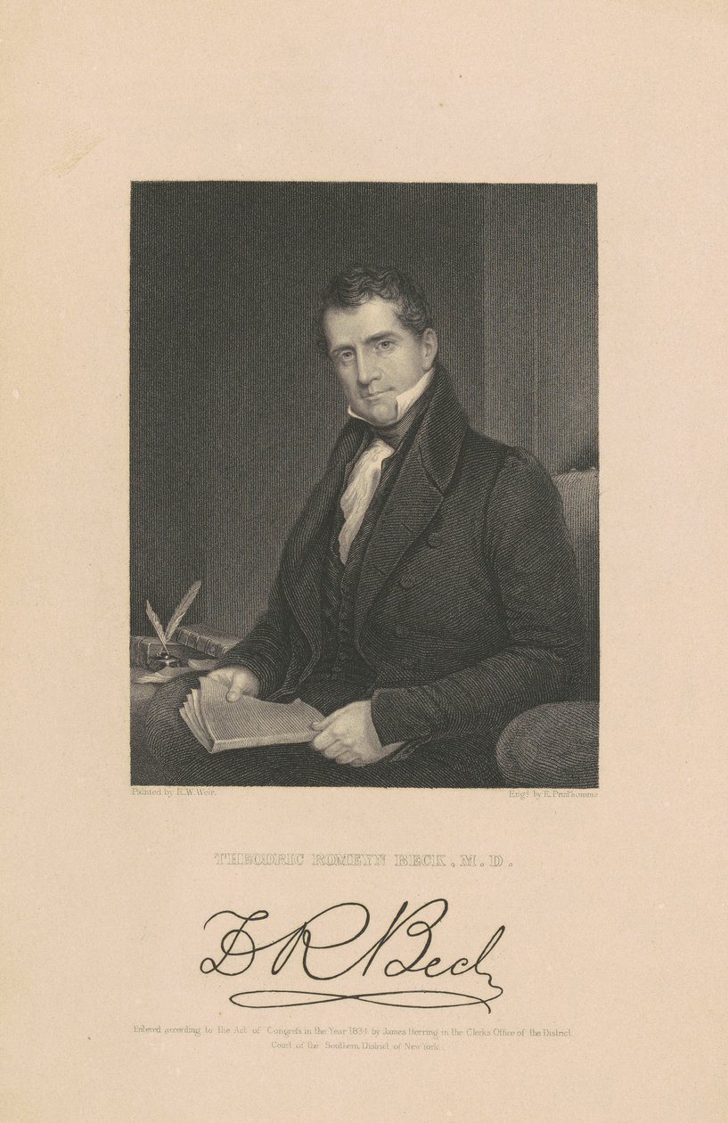 Theodric Romeyn Beck, M.D. alkotó: John Francis Eugene Prud