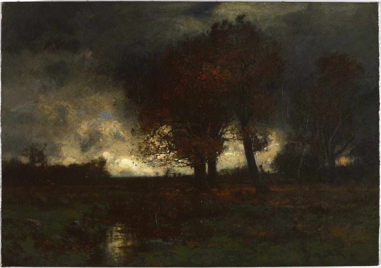 Egy viharos nap, 1887 alkotó: John Francis Murphy